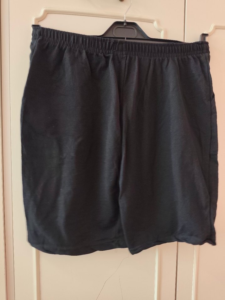 Siyah Rahat Kesim  Şort - Görsel 5