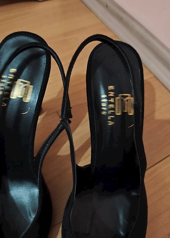 Siyah Tokalı İnce Topuklu Kadın Ayakkabı - Görsel 3