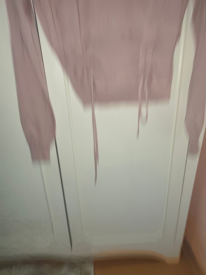 Bej Triko Uzun Kollu Kadın Bluz - Görsel 2