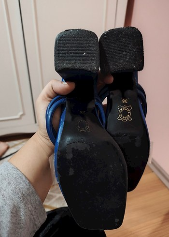 Mavi Kadın Dolgu Topuklu Terlik - Görsel 3