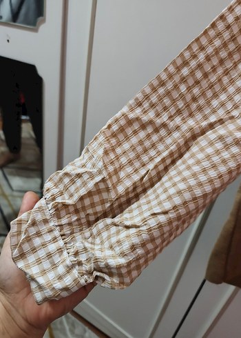 Bej Triko Kadın Sweatshirt - Görsel 3