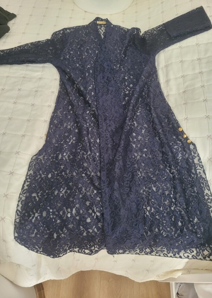 Dantel/Güpürlü Ceket/Kimono - Görsel 5