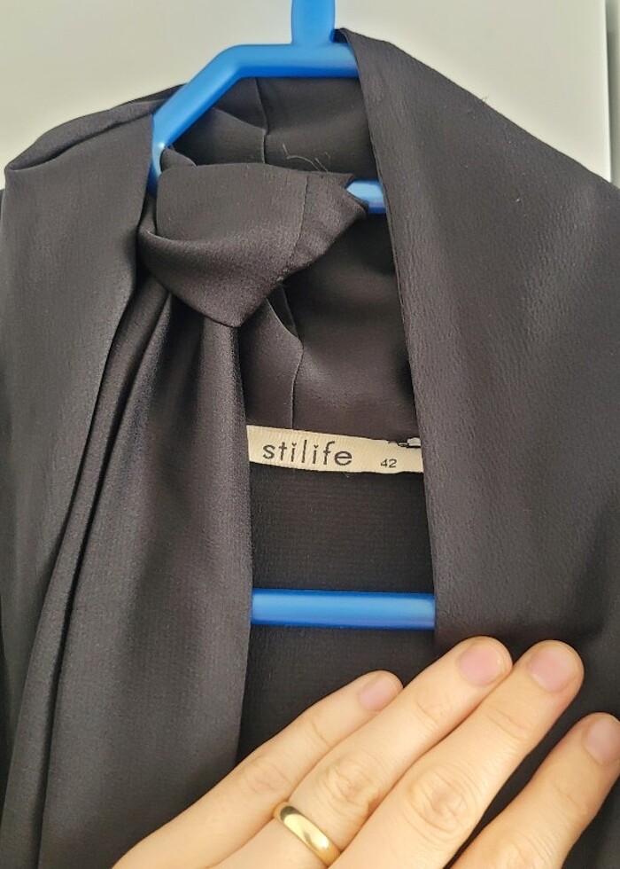 Siyah Abiye Elbise - Görsel 4