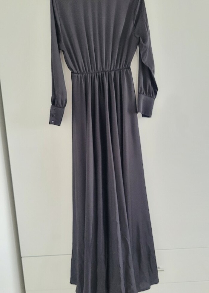 Siyah Abiye Elbise - Görsel 5