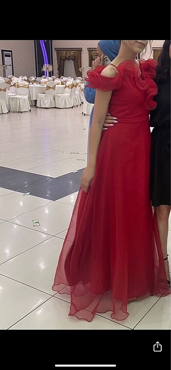 Kırmızı abiye