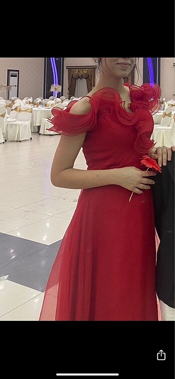 Abiye Kırmızı abiye