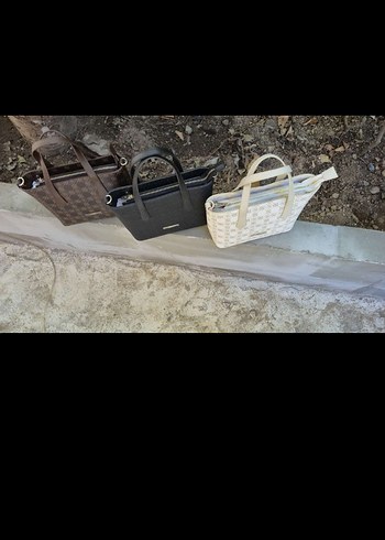 Vakko Lace Detaylı Kahverengi Deri Kadın Çanta