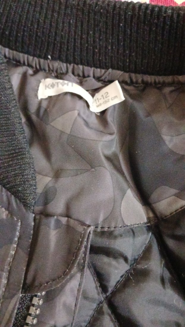 Gri Kamuflaj Desenli Kadın Bomber Ceket - Görsel 2