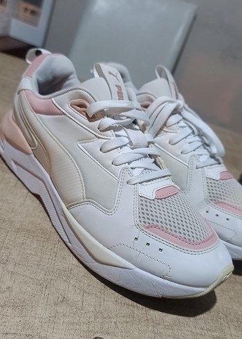 Puma Beyaz Pembe Spor Ayakkabi