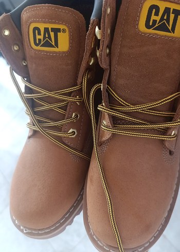 CAT Erkek Kahverengi Deri Outdoor Bot - Görsel 3