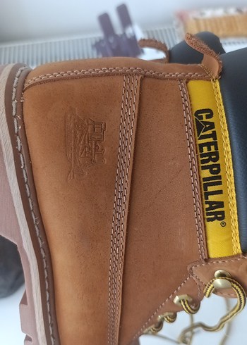 CAT Erkek Kahverengi Deri Outdoor Bot - Görsel 5