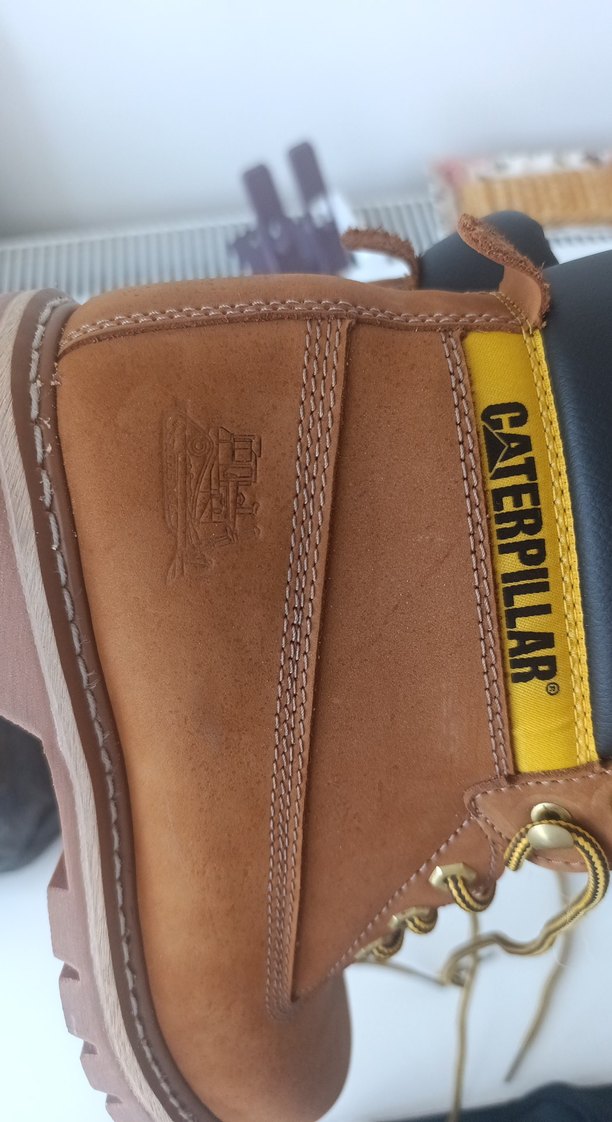 CAT Erkek Kahverengi Deri Outdoor Bot - Görsel 5