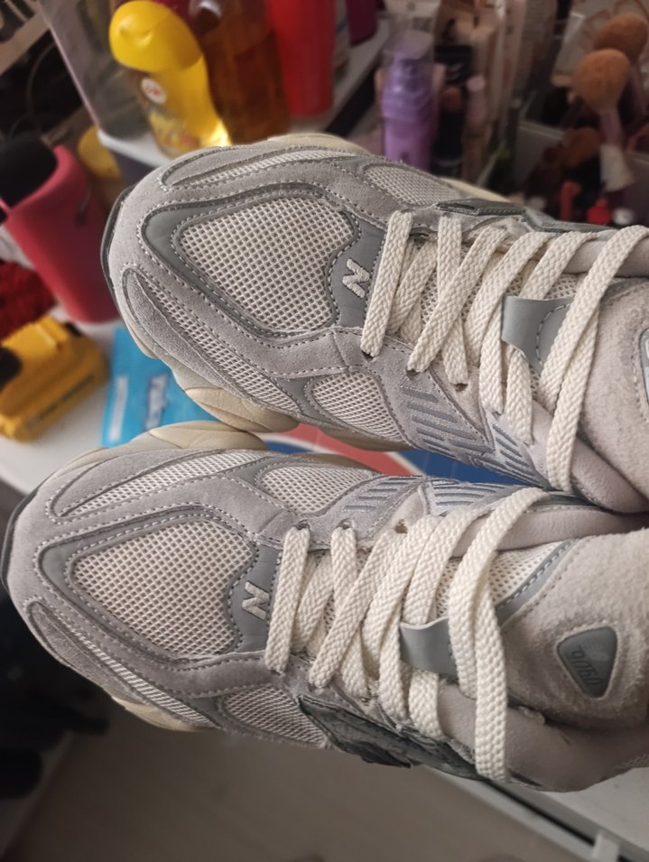 New Balance Beyaz & Gümüş Sneaker — görsel 9/15