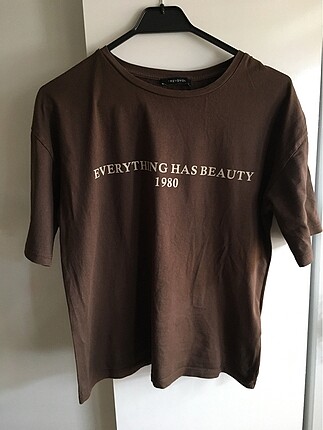 Trendyolmilla kahverengi tshirt