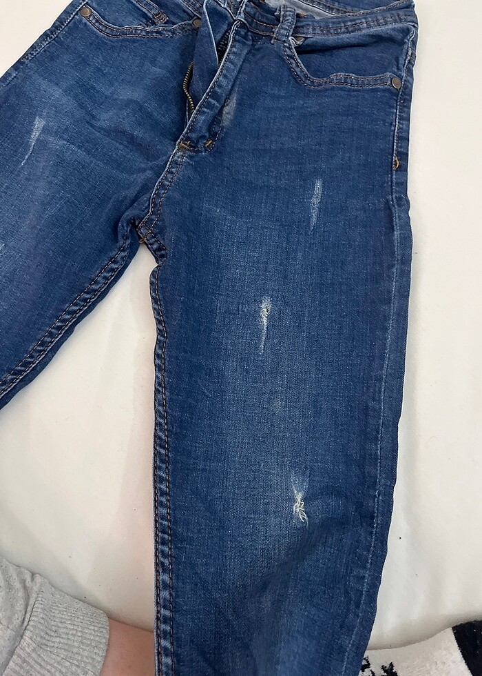 Jean dar paça pantolon - Görsel 4