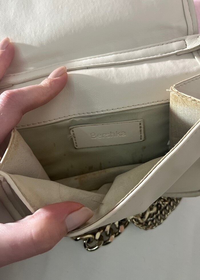 Krem çanta - Görsel 3