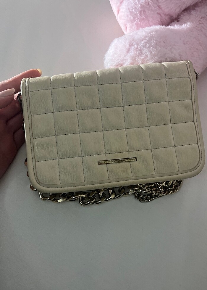 Krem çanta - Görsel 4