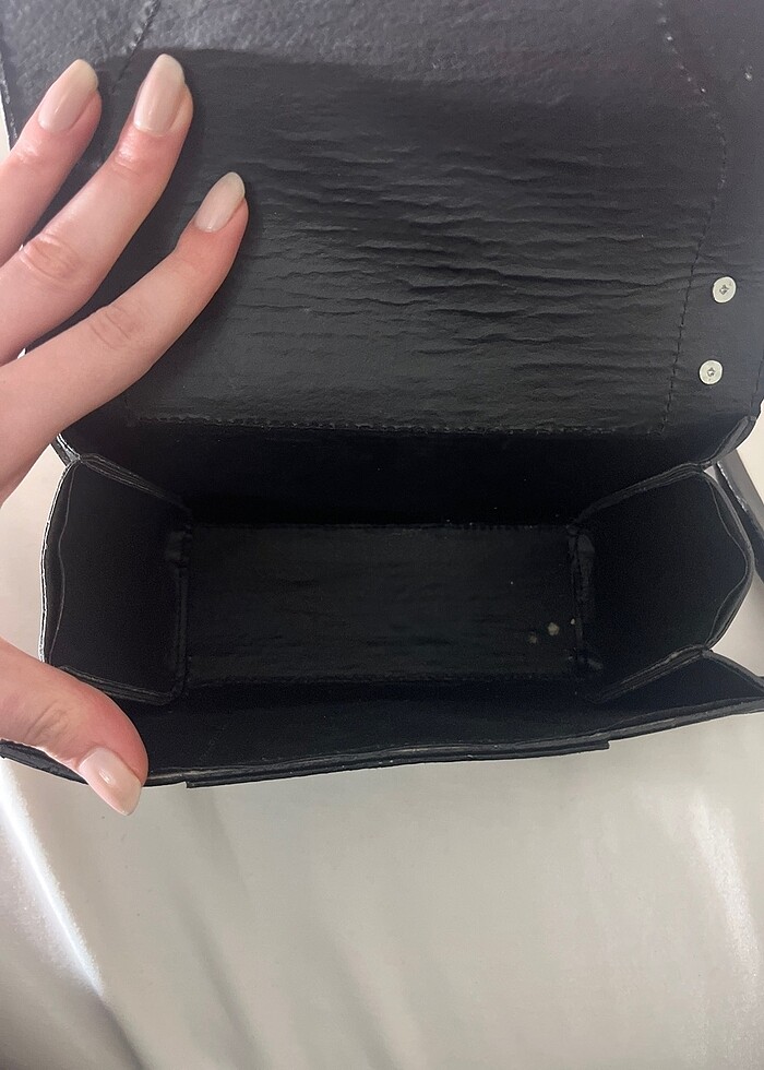 Siyah şık çanta - Görsel 2