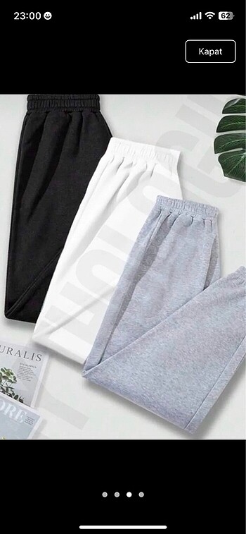 3lü olarak gönderim sağlanıcak logo baskılı jogger eşofman
