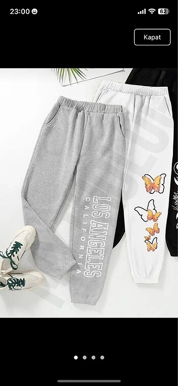 Trendyol & Milla 3lü olarak gönderim sağlanıcak logo baskılı jogger eşofman