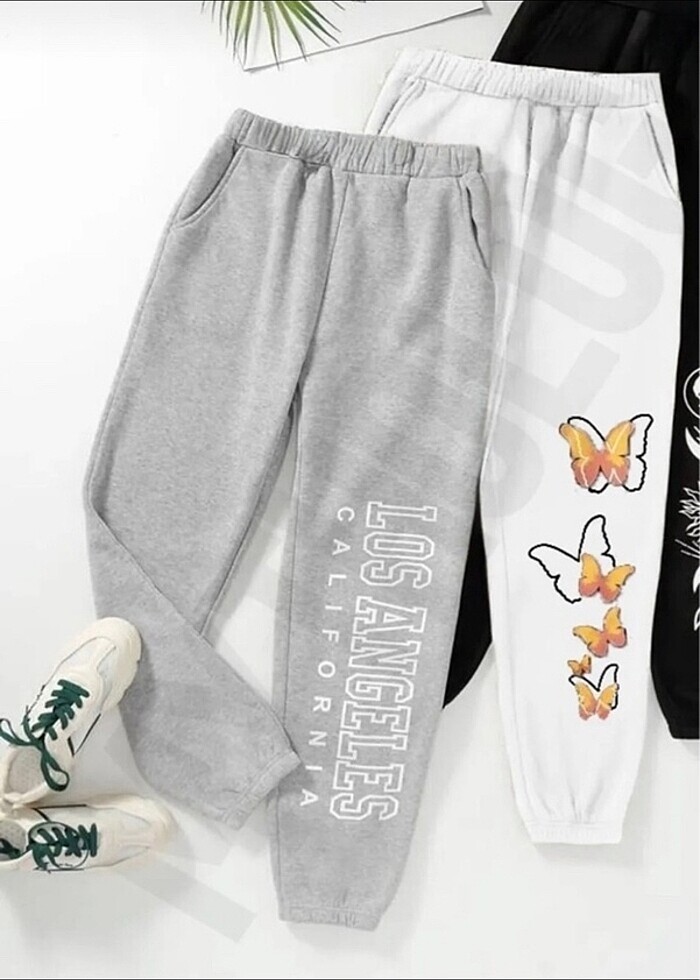 3lü olarak gönderim sağlanıcak logo baskılı jogger eşofman - Görsel 2