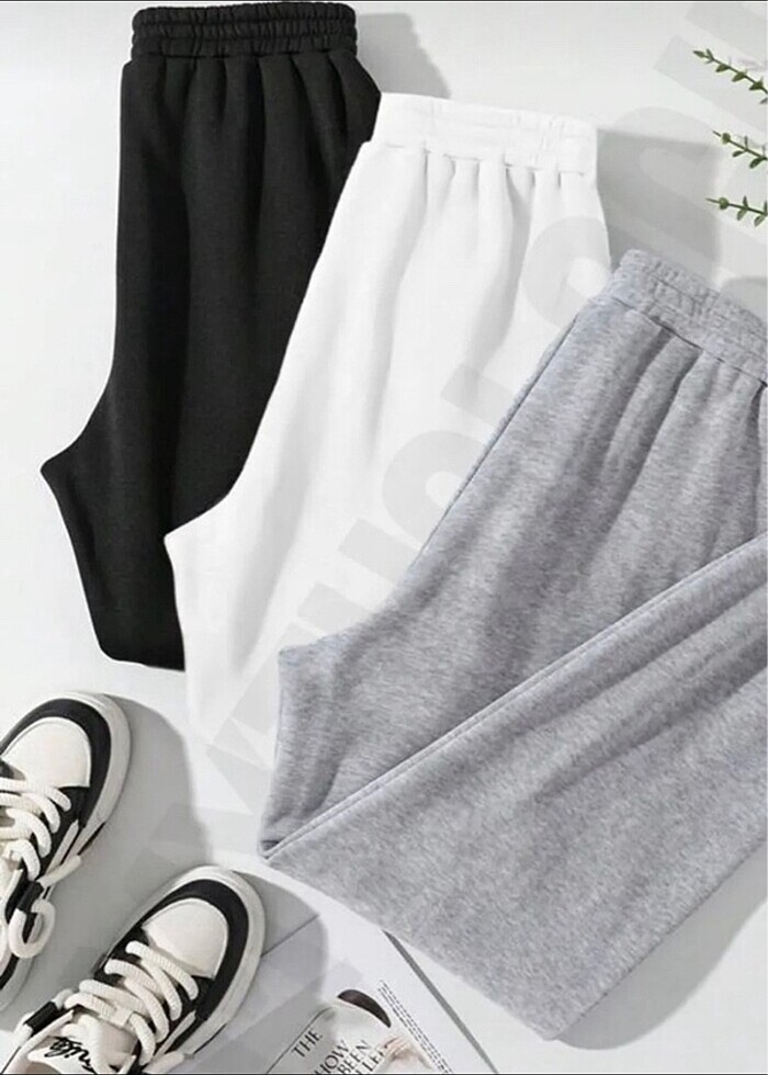 3lü olarak gönderim sağlanıcak logo baskılı jogger eşofman - Görsel 3