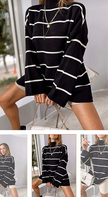 xl Beden Oversize kazak tunik