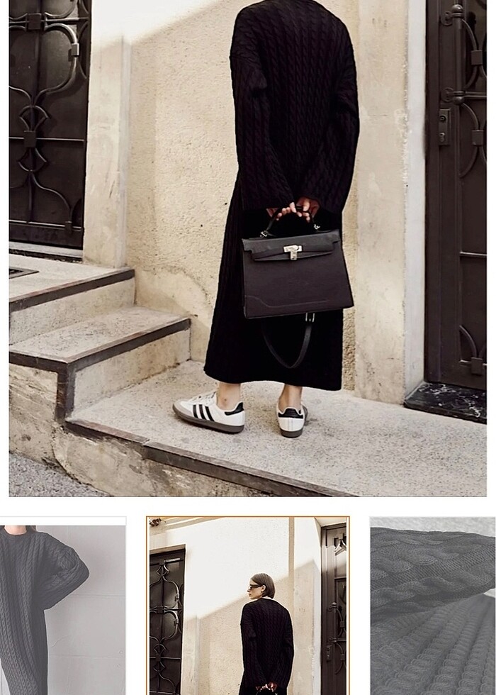 Triko elbise - Görsel 4