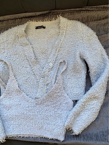 Trendyol & Milla Hırka crop takım