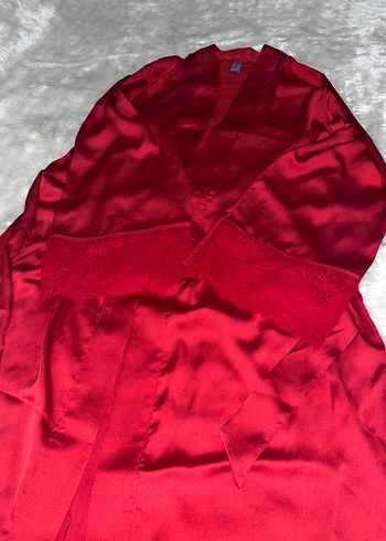 Penti Kırmızı Sabahlık - Görsel 3