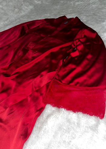 Penti Kırmızı Sabahlık - Görsel 2