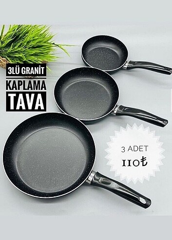 Üçlu tava seti