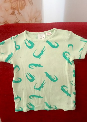 Yeşil Baskılı Çocuk Alt Üst Takımı - Görsel 2