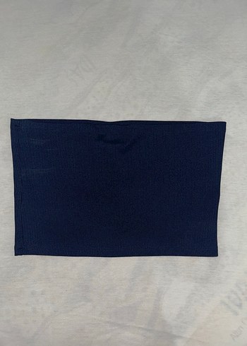 Kadın Straplez Crop Bluz L beden