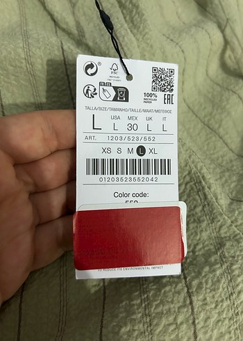 l Beden yeşil Renk Stradivarius Kadın Yeşil Polyester Pilili Salaş Pantolon L beden