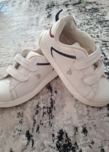 U.S. Polo Assn. Erkek Çocuk Beyaz Spor Ayakkabı