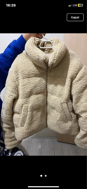 Peluş mont