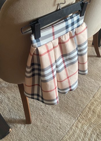 Pötikareli Pileli Mini Etek bel 28 boy 37 - Görsel 5