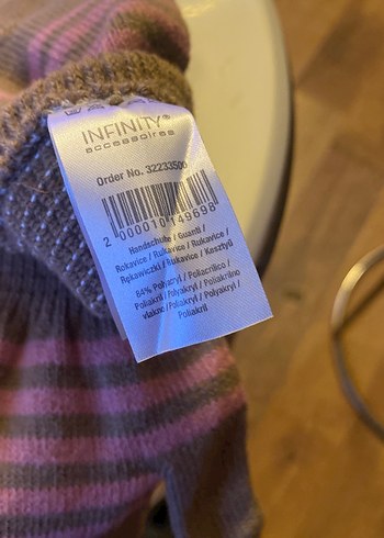 Kız Çocuk Bej Renkli Örgü Eldiven5/6 yaş - Görsel 3