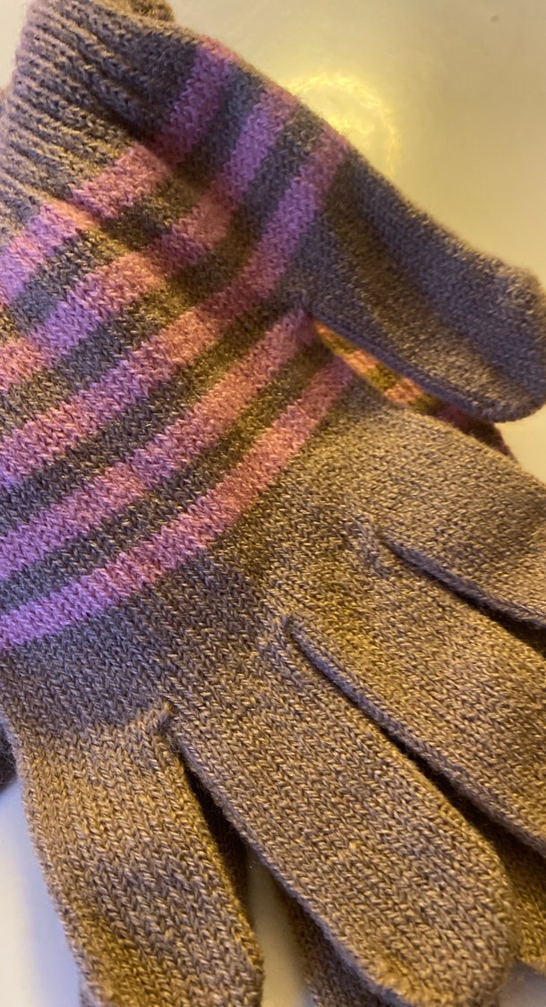 Kız Çocuk Bej Renkli Örgü Eldiven5/6 yaş - Görsel 2