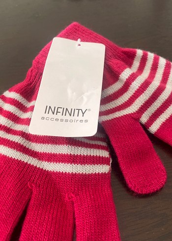 Kız Çocuk Pembe Triko Eldiven 10/12yaş ithal Almanya - Görsel 2