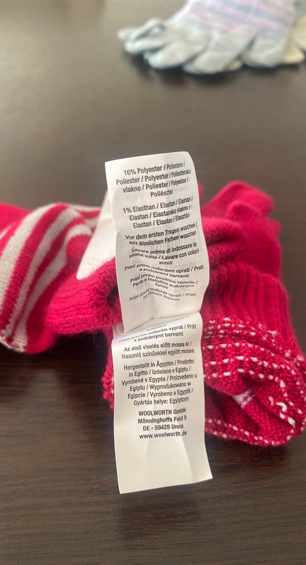 Kız Çocuk Pembe Triko Eldiven 10/12yaş ithal Almanya - Görsel 4