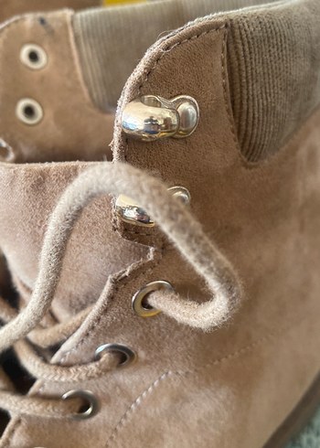 Reyder Kadın Süet Kahverengi Topuklu Bot - Görsel 9