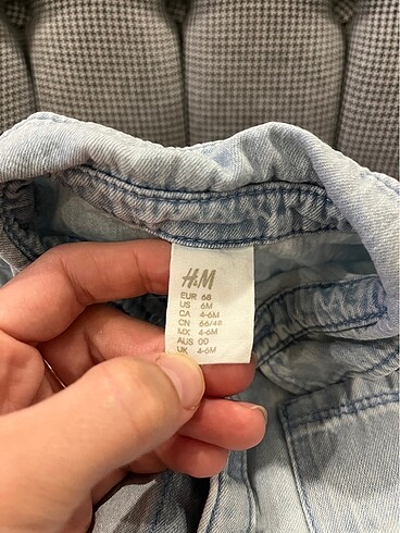 3-6 Ay Beden Kot gömlek