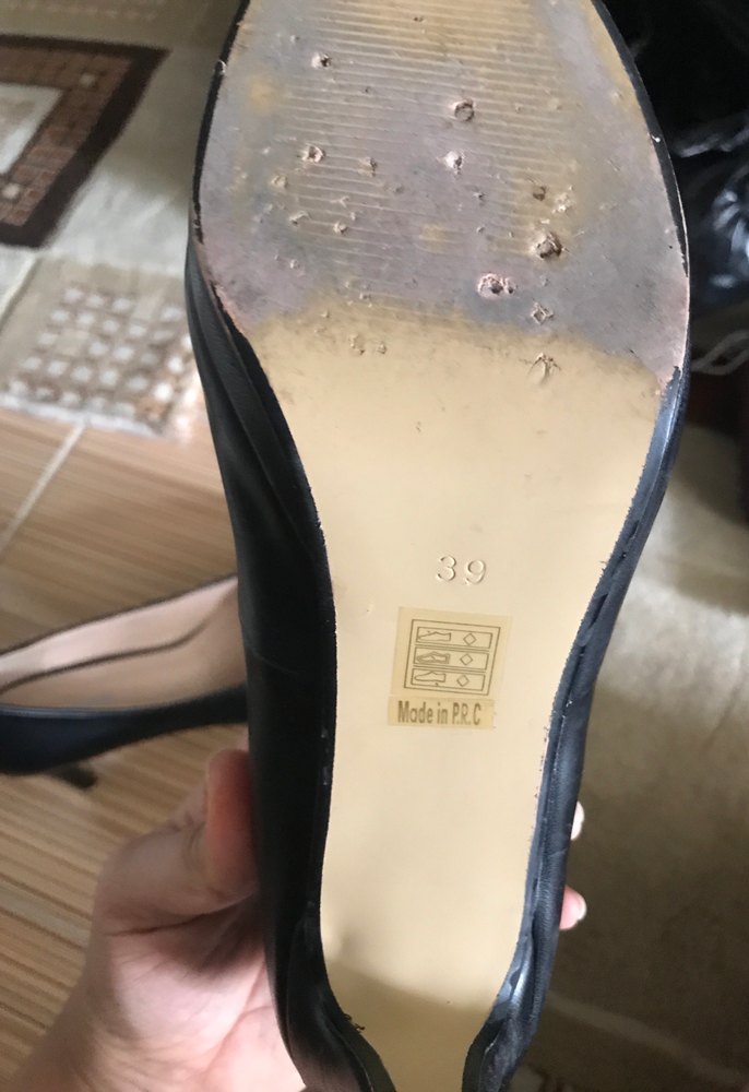 Siyah Klasik Stiletto Kadın Topuklu Ayakkabı - Görsel 4