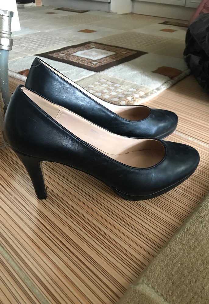 Siyah Klasik Stiletto Kadın Topuklu Ayakkabı - Görsel 2