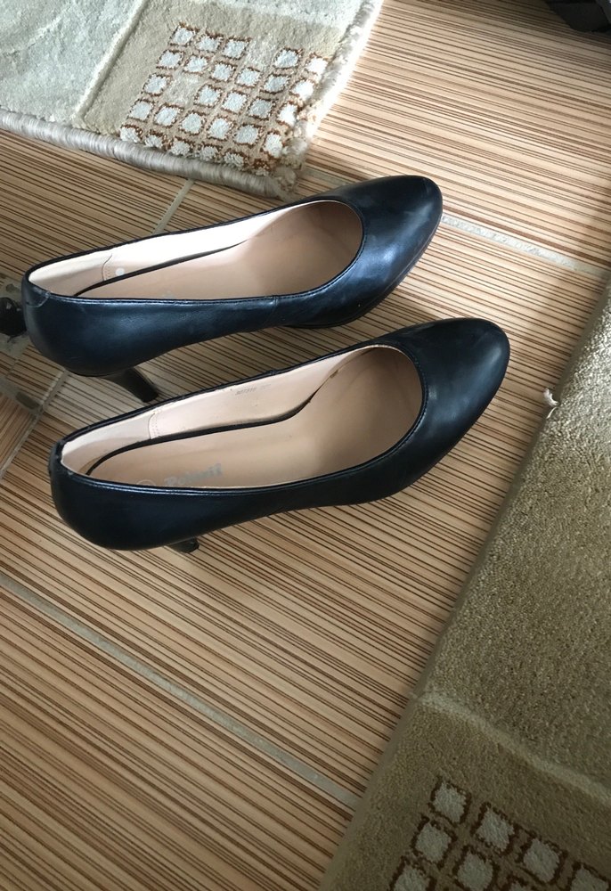 Siyah Klasik Stiletto Kadın Topuklu Ayakkabı - Görsel 3