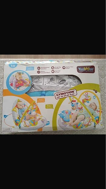 Yookidoo bebek eğitimi oyun halısı