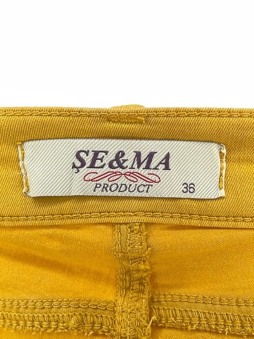 36 Beden sarı Renk Diğer Jean / Kot %70 İndirimli.