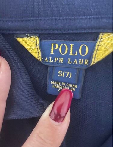 7 Yaş Beden mor Renk Orijinal Polo Ralph Lauren 7 yaş